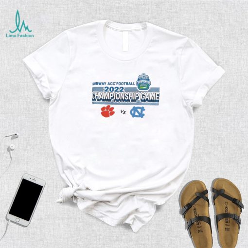 2022 Subway ACC Football Championship Game Clemson Vs North Carolina Shirt