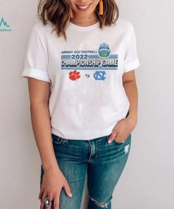 2022 Subway ACC Football Championship Game Clemson Vs North Carolina Shirt