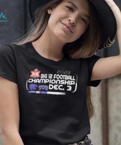 2022 TCU Horned Frogs vs K State Wildcats Big 12 Football Championship T Shirt