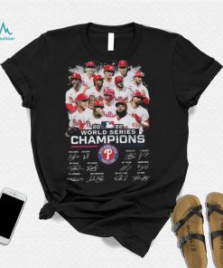 2022 World Series Champions Phillies Team Signatures Shirt