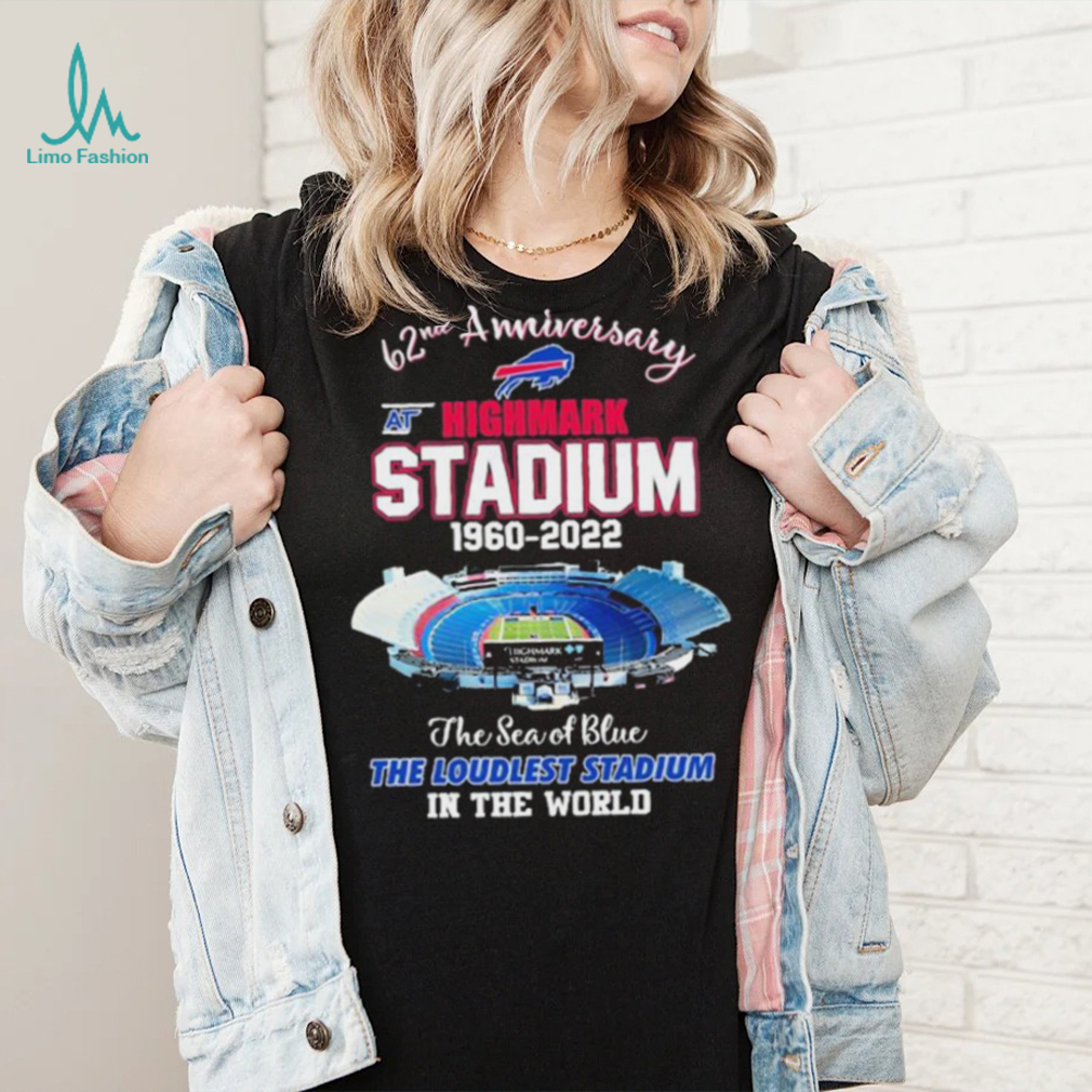 62nd Anniversary At Highmark Stadium 1960 2022 The Sea Of Blue Buffalo Bills Shirt 62nd Anniversary At Highmark Stadium 1960 2022 The Sea Of Blue Buffalo Bills Shirt