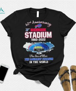 62nd Anniversary At Highmark Stadium 1960 2022 The Sea Of Blue Buffalo Bills Shirt