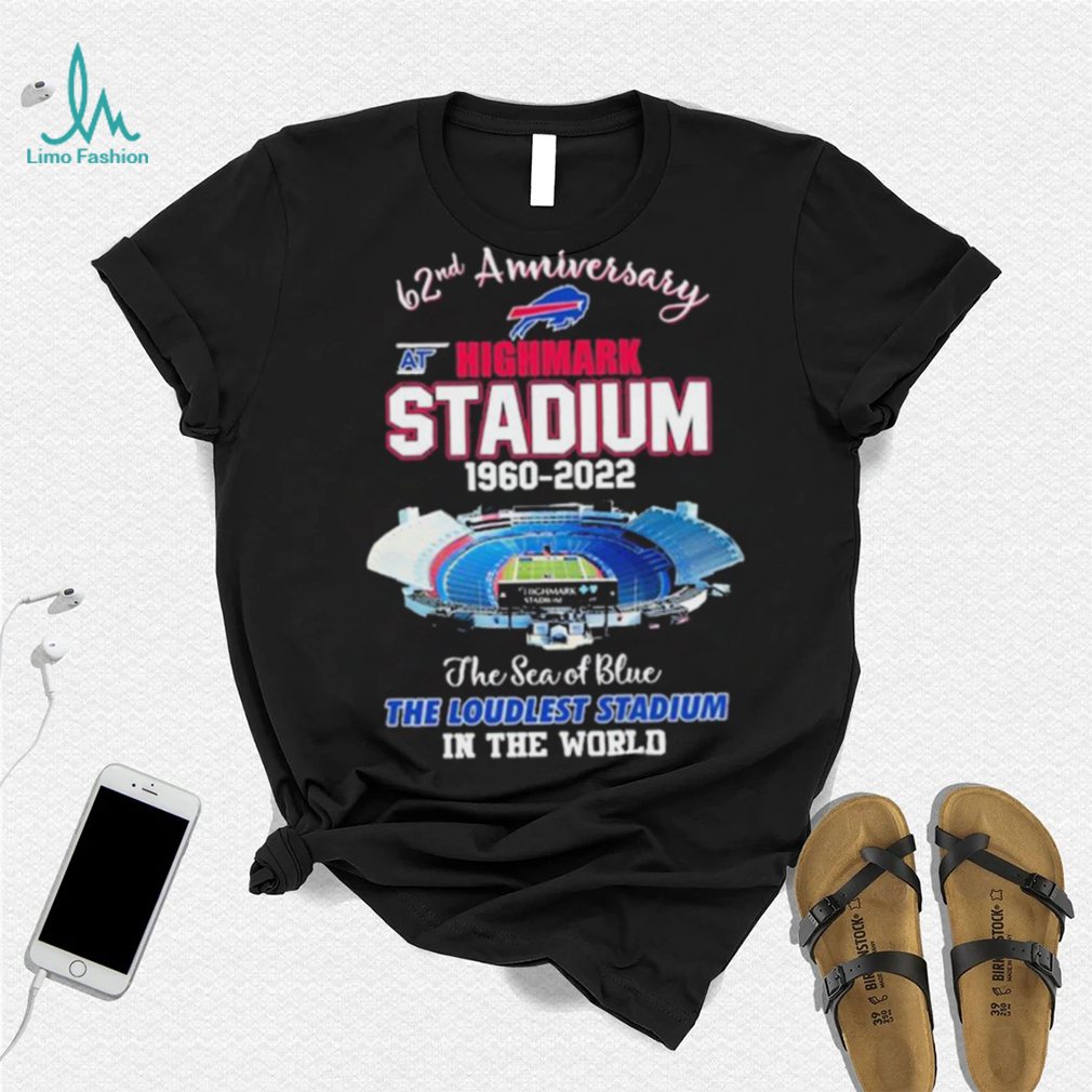 62nd Anniversary At Highmark Stadium 1960 2022 The Sea Of Blue Buffalo Bills Shirt 62nd Anniversary At Highmark Stadium 1960 2022 The Sea Of Blue Buffalo Bills Shirt