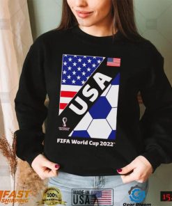 US Soccer FIFA World Cup Qatar 2022 Futbol Nation American flag shirt