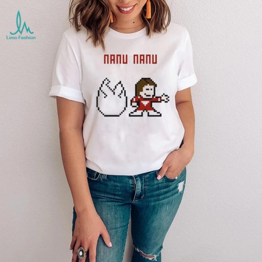 8bit Mork Robin Williams Nanu Nanu Shirt