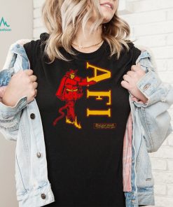 AFI shut your mouth and open your eyes Devil art shirt