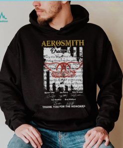Aerosmith Dream On Signatures Thank You For The Memories Shirt
