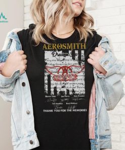 Aerosmith Dream On Signatures Thank You For The Memories Shirt