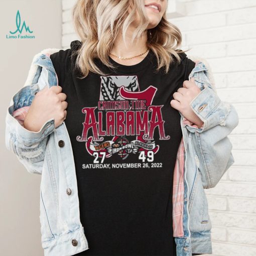 Alabama Crimson Tide 2022 Iron Bowl Champions 49 27 Shirt