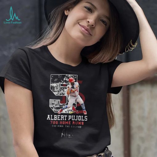 Albert Pujols The 700 Hr Club Shirt St Louis Cardinals Home Run
