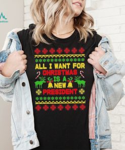 All I Want For Christmas Is A New President 2022 Christmas Ugly Sweatshirt