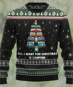 All I Want For Christmas Is Camping Ugly Christmas Sweater