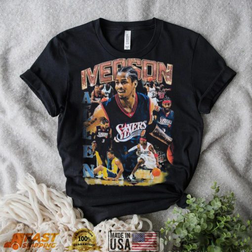Allen Iverson Philadelphia 76ers Basketball Unisex T Shirt