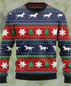 Amazing Horses Ugly Christmas Sweater