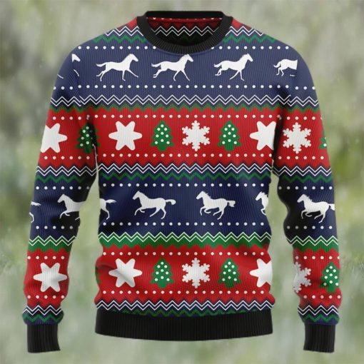 Amazing Horses Ugly Christmas Sweater