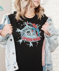 Amazing Spiderman On A Snowflake Christmas Design Shirt