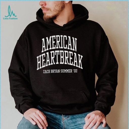 American Heartbreak Tour Zach Bryan Album T Shirt