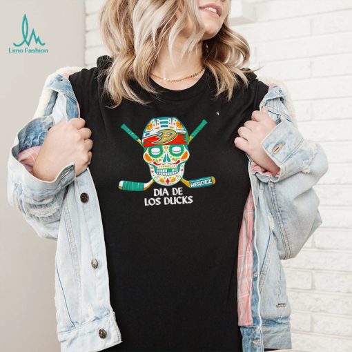 Anaheim Ducks Sugar Skull Dia De Los Ducks shirt