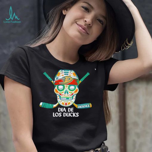 Anaheim Ducks Sugar Skull Dia De Los Ducks shirt