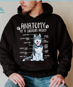 Anatomy of a Siberian Husky Dog lover art shirt