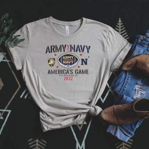 Army Black Knights vs. Navy Midshipmen 2022 Football America’s Game Shirt