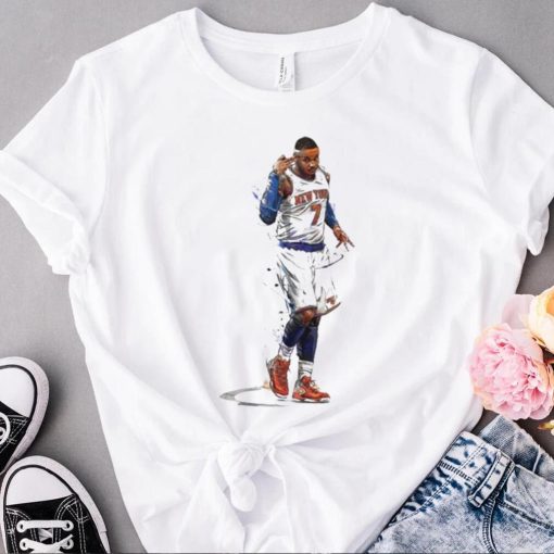 Art basketball legend carmelo anthony shirt