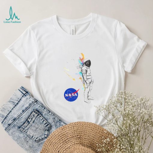 Astronaut Watercolor Nasa T Shirt