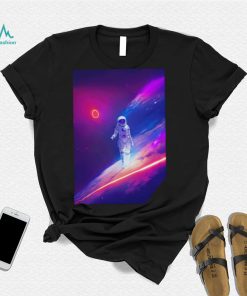 Astronaut walking in Space shirt