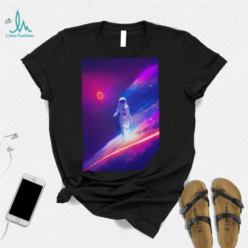 Astronaut walking in Space shirt