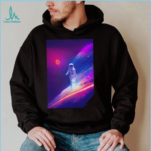 Astronaut walking in Space shirt