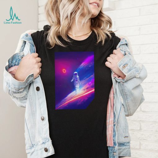 Astronaut walking in Space shirt