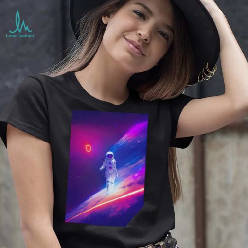 Astronaut walking in Space shirt