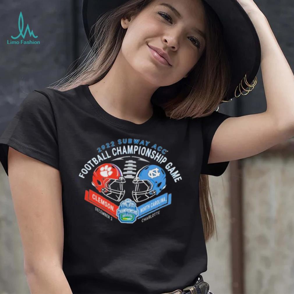 Atlantic Coast Conference Football Championship 2022 Clemson Vs North Carolina Shirt Atlantic Coast Conference Football Championship 2022 Clemson Vs North Carolina Shirt