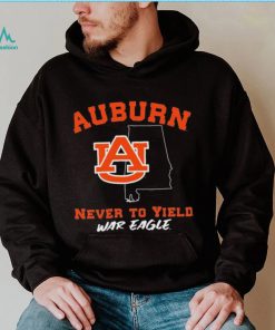 Auburn Tigers Never To Yield War Eagle Shirt