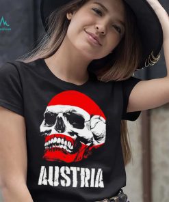 Austria flag skull Austrian Pride shirt