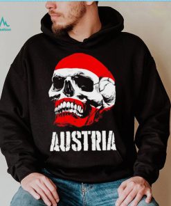 Austria flag skull Austrian Pride shirt