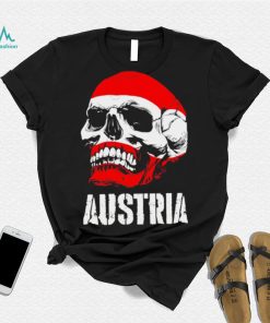 Austria flag skull Austrian Pride shirt