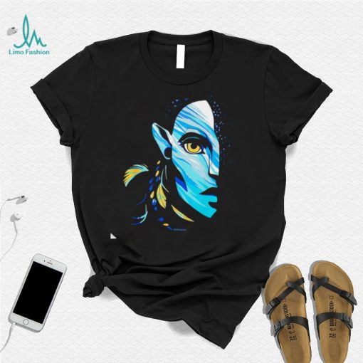 Avatar the way of water Neytiri Na’vi Ocean half face shirt