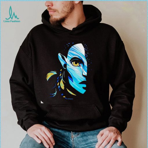 Avatar the way of water Neytiri Na’vi Ocean half face shirt