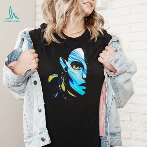 Avatar the way of water Neytiri Na’vi Ocean half face shirt