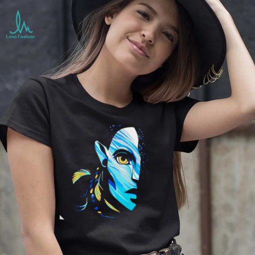 Avatar the way of water Neytiri Na’vi Ocean half face shirt