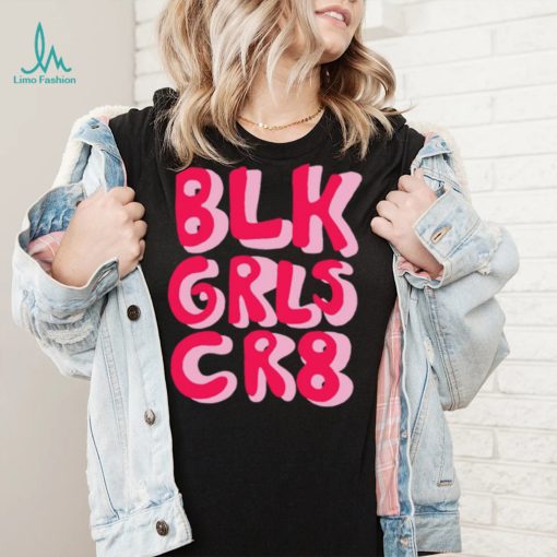 BLK GRLS CR8 logo shirt