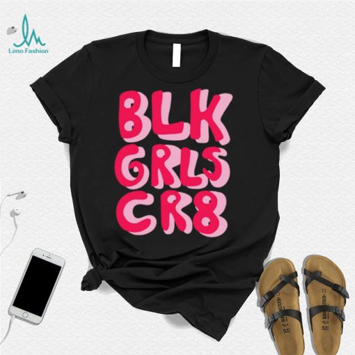 BLK GRLS CR8 logo shirt