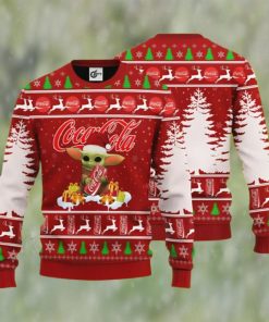 Baby Yoda Hug Coca Cola Ugly Christmas Sweater