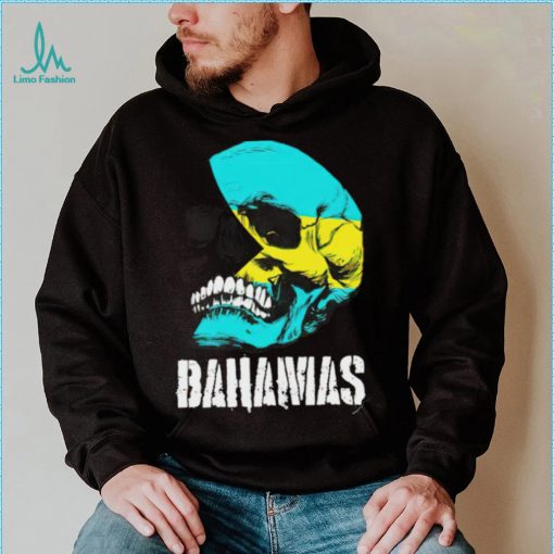 Bahamas flag skull Bahamian Pride shirt