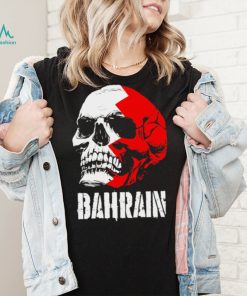 Bahrain flag skull Bahraini Pride shirt