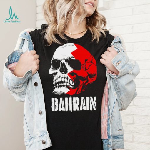 Bahrain flag skull Bahraini Pride shirt