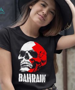 Bahrain flag skull Bahraini Pride shirt