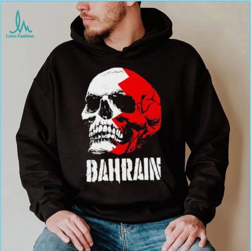 Bahrain flag skull Bahraini Pride shirt