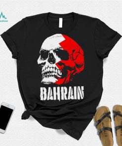 Bahrain flag skull Bahraini Pride shirt